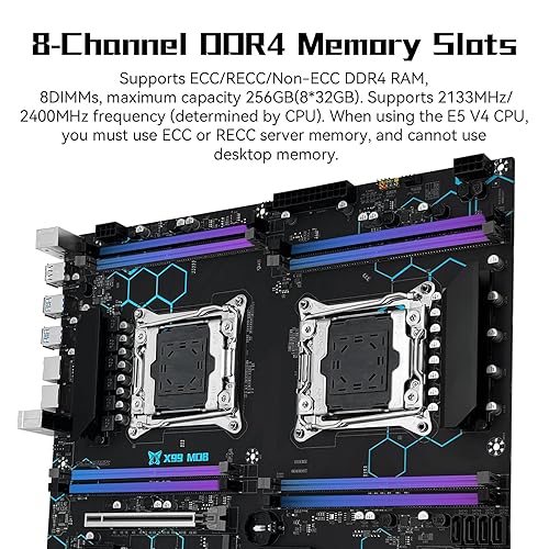 SHANGZHAOYUAN X99 Dual CPU Motherboard Intel LGA 2011-V3