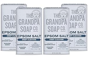 GRANDPA'S BRANDS, Baking Soda Soap - 3.25 Oz, 4 pack