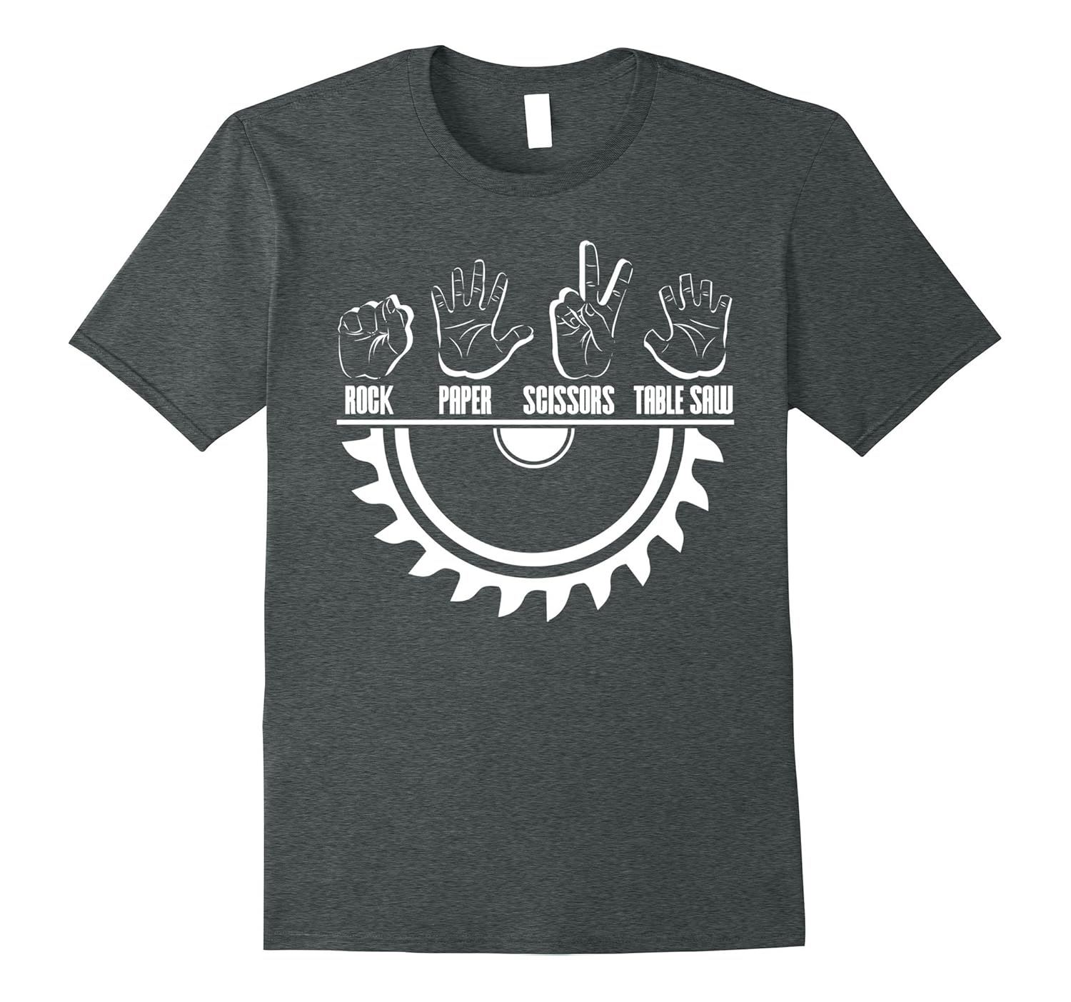 Rock Paper Scissors Table Saw T-Shirt-T-Shirt