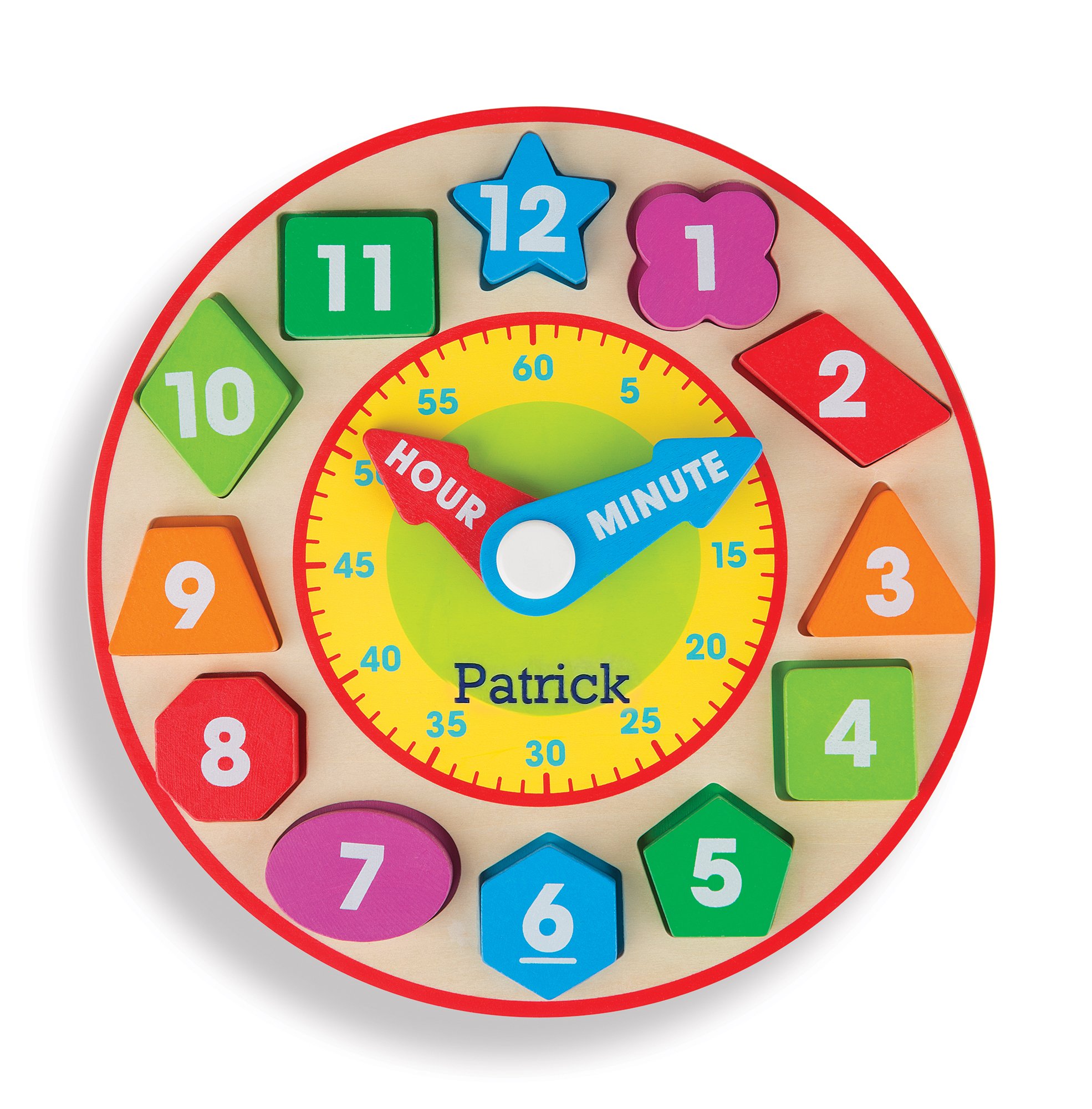 melissa and doug shape sorting clock
