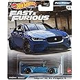 Mattel Hot Wheels Fast & Furious Full Force Jaguar XE SV Project 8 4/5, Blue
