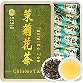XIXICHA Jasmine Tea Loose Leaf Chinese Tea Jasmine Green Tea individual packing No additives All-natural 120g/4.23oz （20 bags）茉莉花茶袋泡 独立包装茶叶