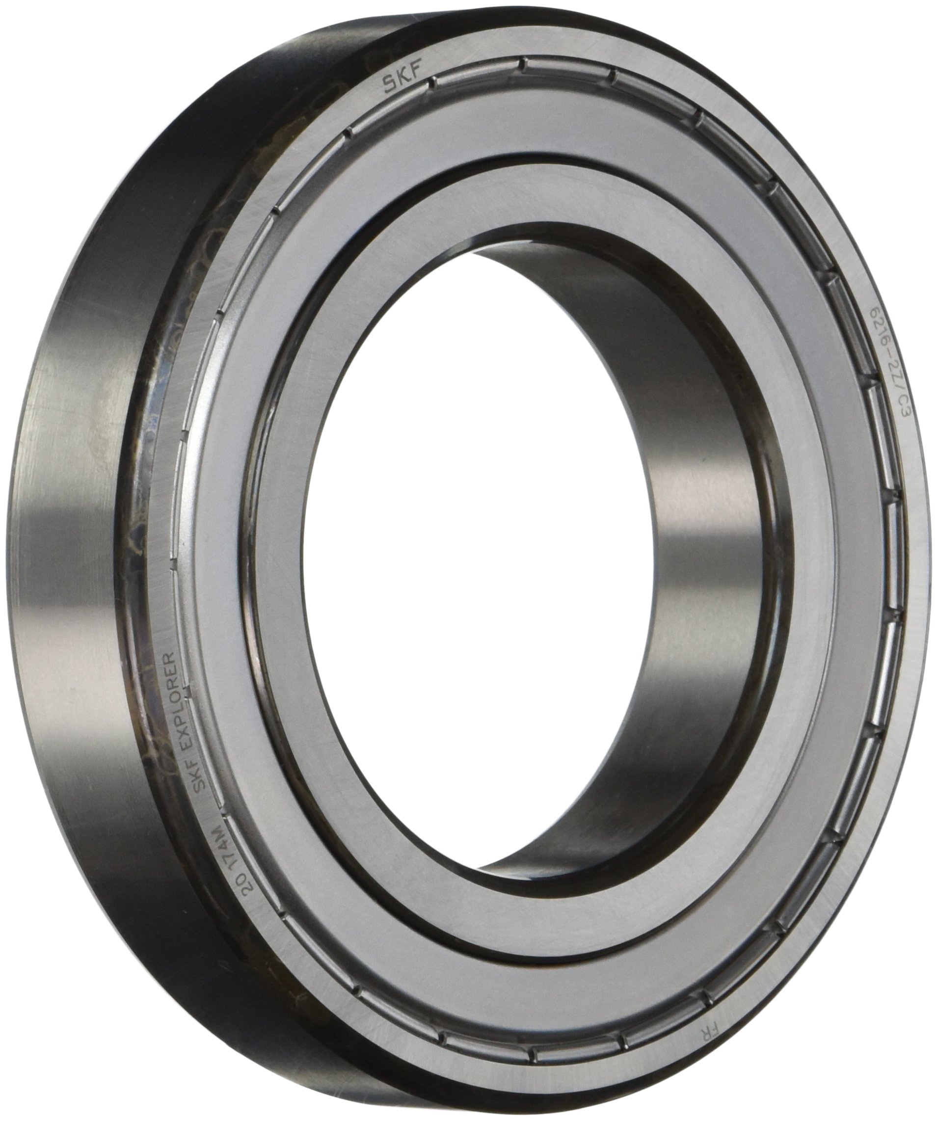SKF Radial Deep Groove Ball Bearing, 80 ID, Bearing steel