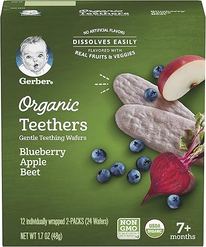 gerber teething wafers