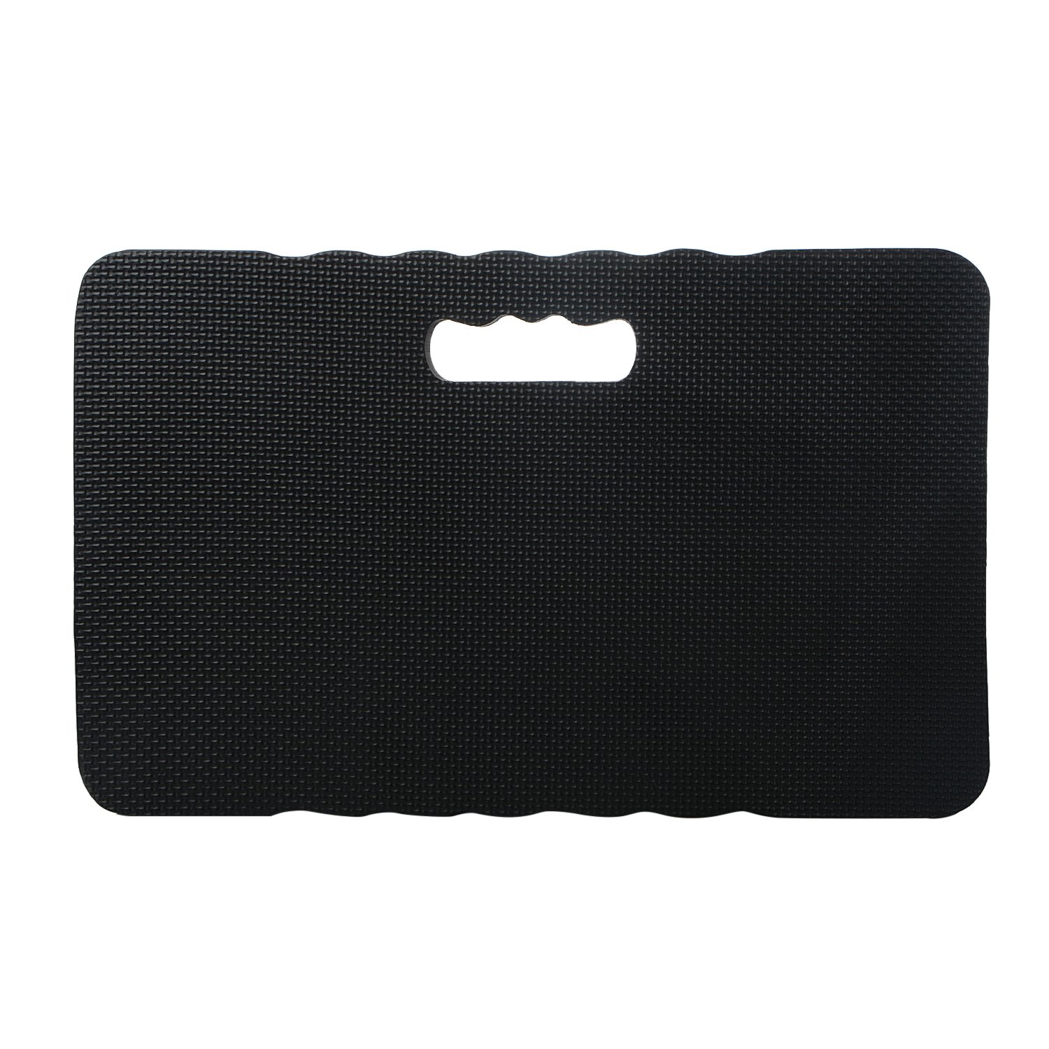Black Garden Kneeling Pad with Handle, Portable Thick High Density EVA Foam Kneeler Mat Cushion, for House Work, Gardening, Baby Care, Yoga & More, 45 x 28 x 4.5 CM - 1Pc