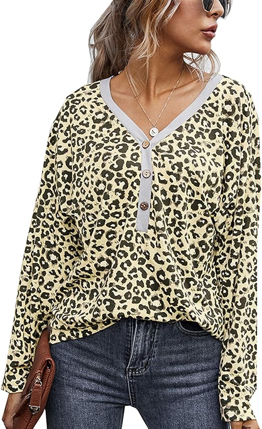 leopard print button shirt