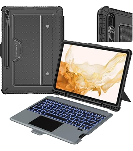 Galaxy Tab S8＋ BookCoverKeyboard付き Amazon.co.jp: Galaxy Tab S8+ Book Cover Keyboard｜ブラック