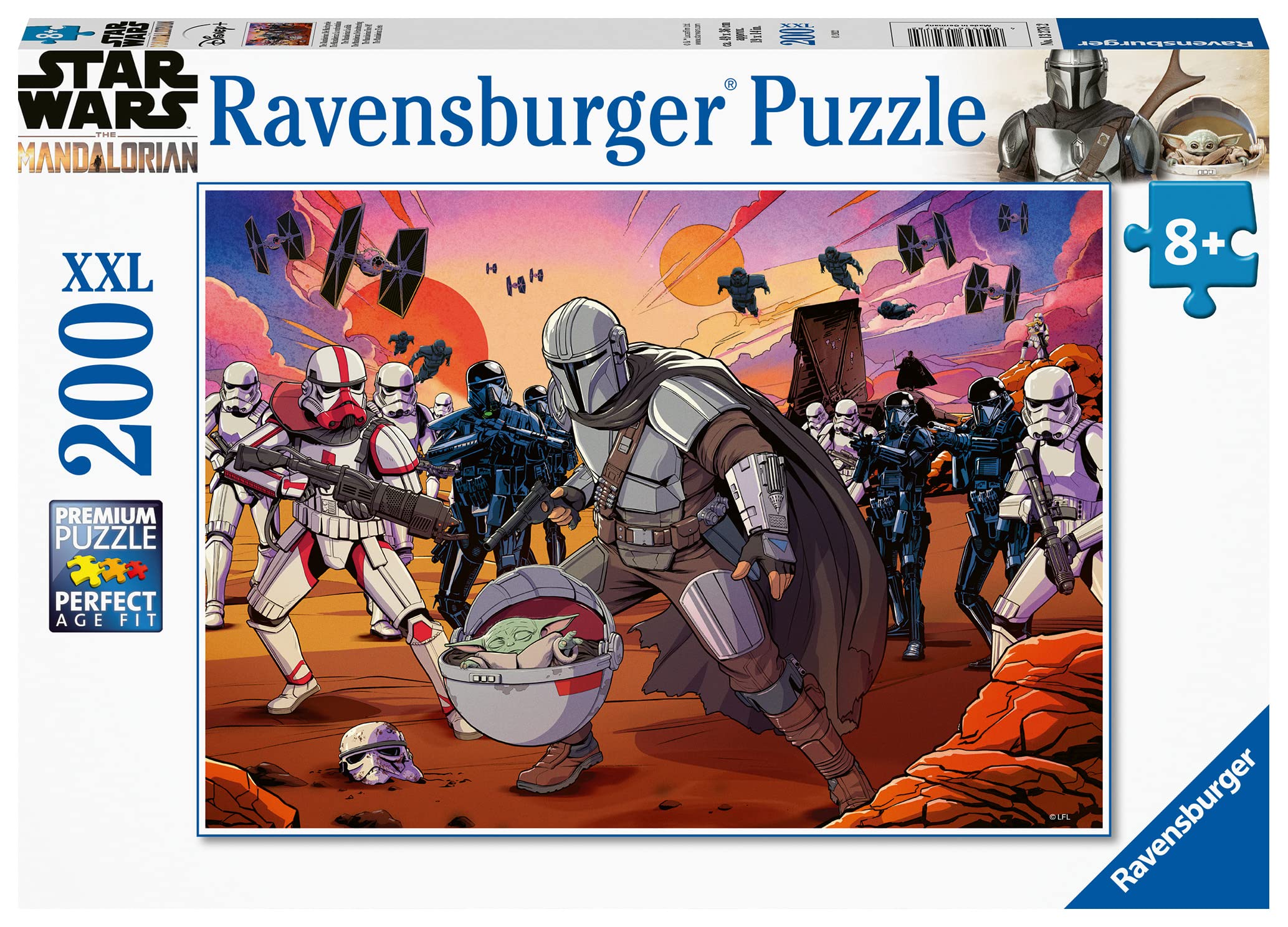 Ravensburger Star Wars The Mandalorian 200 Piece Jigsaw Puzzle for Kids Age 8 Years Up