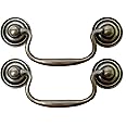 Classic Style Solid Brass Swing Bail Cabinet Pulls Set of 2 by Nesha