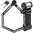 Kryptonite Kryptolok 685 Folding Bike Lock, Compact Lightweight High Security Anti-Theft Foldable Bicycle Lock with 2 Keys and Mount for E-Bikes Scooter Road Mountain Bikes, 85cm (33 in)