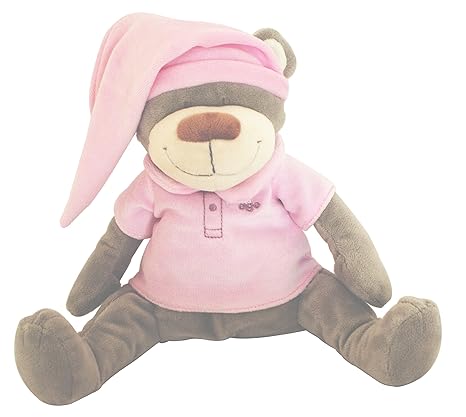 Babiage Doodoo Einschlafhilfe Bär Rosa - Kuscheltier Mit Mutterleibstöne Die Beruhigen ein Neugeborenes