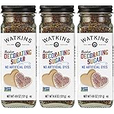 Watkins Rainbow Decorating Sugar, Non-GMO, 4.6 Ounce, Pack of 3