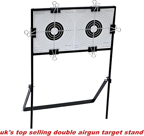 Pro Shooter Airgun Rifle Shooting Range Double 14cm Target pro shooter airgun rifle shooting range double 14cm target folding stand