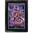 HWC Trading Avengers Endgame 16 x 12 inch Gifts Printed Poster Signed Autograph Picture for Movie Memorabilia Fans - 16" x 12" Framed