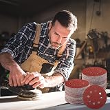 AUGOLA 100Pcs Sanding Discs 125mm 8-Hole Mixed Grits 40-400 VOC view 7