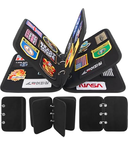 OneTigris Pannello Espositivo Pieghevole Per Patch | 112x20,5 Cm | Supporto Tattico MOLLE Con Hook & Loop - 4