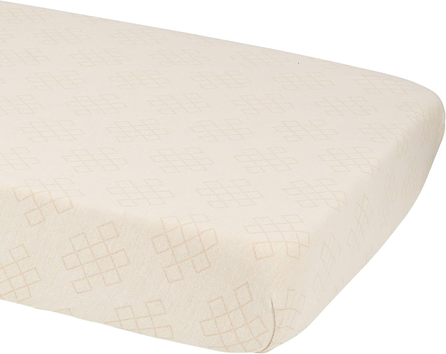 off white crib sheet