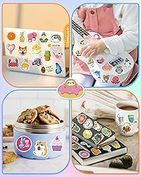 100 Pcs Stickers for Kids, Cute Water Bottle Vinyl