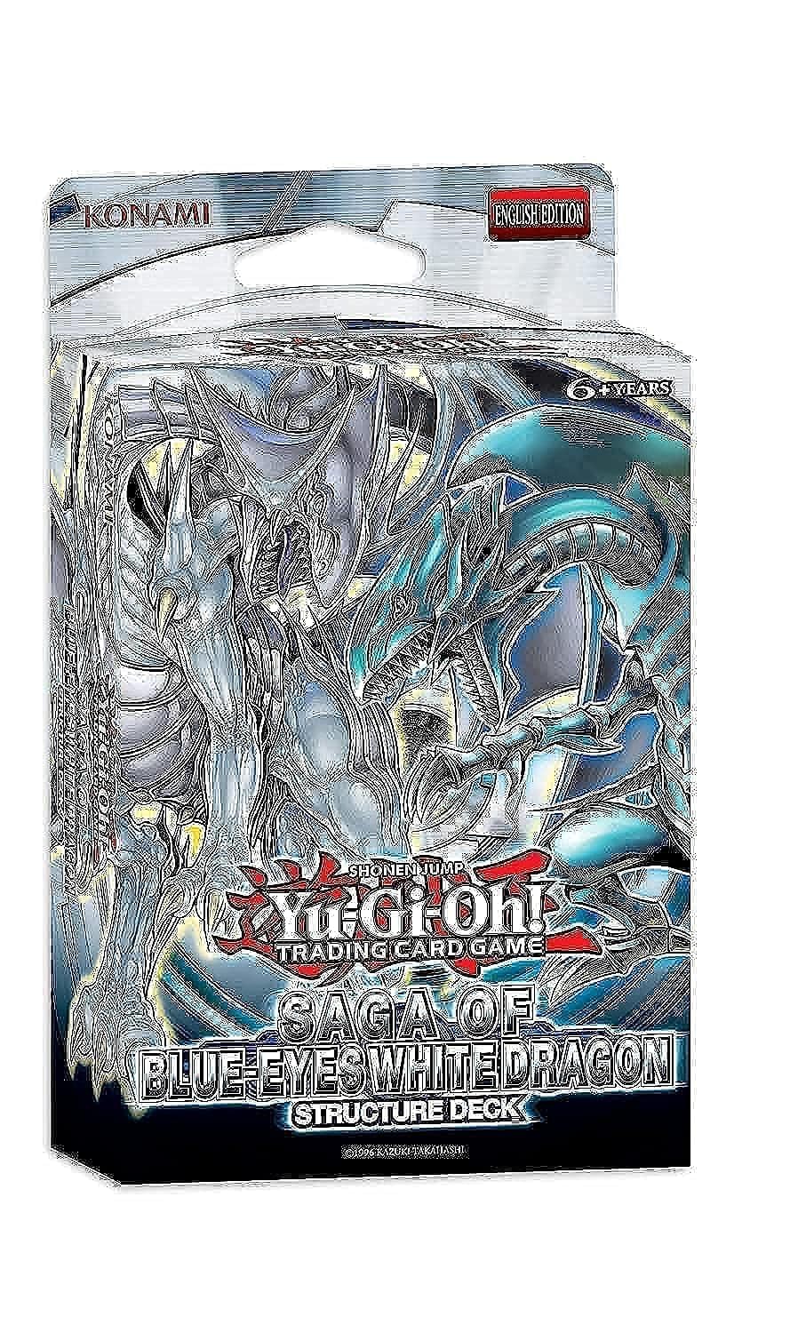 YU-GI-OH Structure Deck: Saga Of Blue-Eyes White Dragon Unlimited Reprint, Multicolor