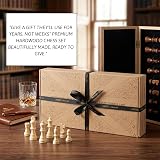 Jaques of London Wooden Chess Set Folding Board 11 in Staunton Pieces view 3