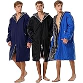 Adoretex Unisex Adult & Youth Faux Fur Lining Swim Parka (PK003)