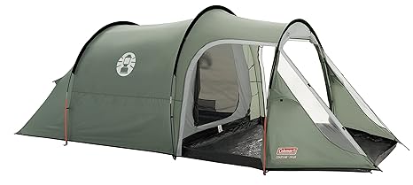 Coleman Zelt Coastline 2/3 Plus, 2/3 Mann Zelt, 2/3 Personen Tunnelzelt, Campingzelt, leichtes Trekkingzelt mit Vorzelt, wass