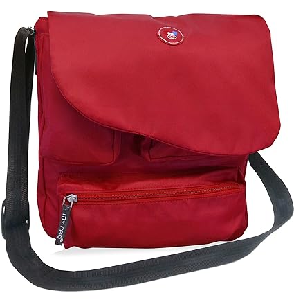 my pac ViVaa Polyester messenger Sling bag red C11544-3