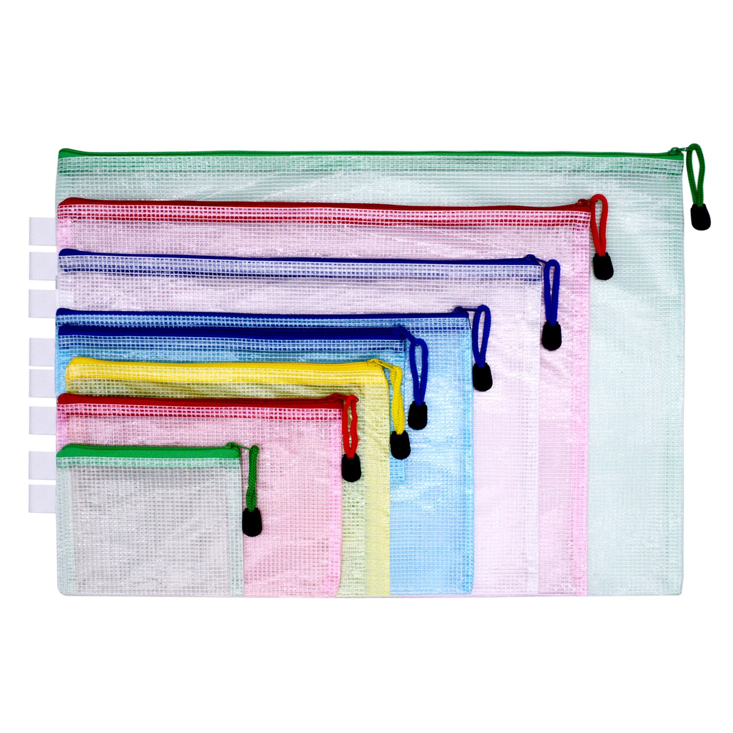 Zipper Envelope/Zipper Documents Pouches/Zipper File Bags. Organizer