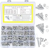 ZWFSDM 1080Pcs Phillips Pan Head Screws Nuts Washers Set M3 M4 M5 M6 view 1