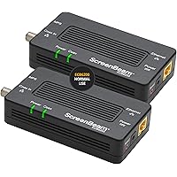 ScreenBeam Bonded MoCA 2.0 Network Adapter for High Speed Internet, Ethernet Over Coax - Starter Kit (Model: ECB6200K02)