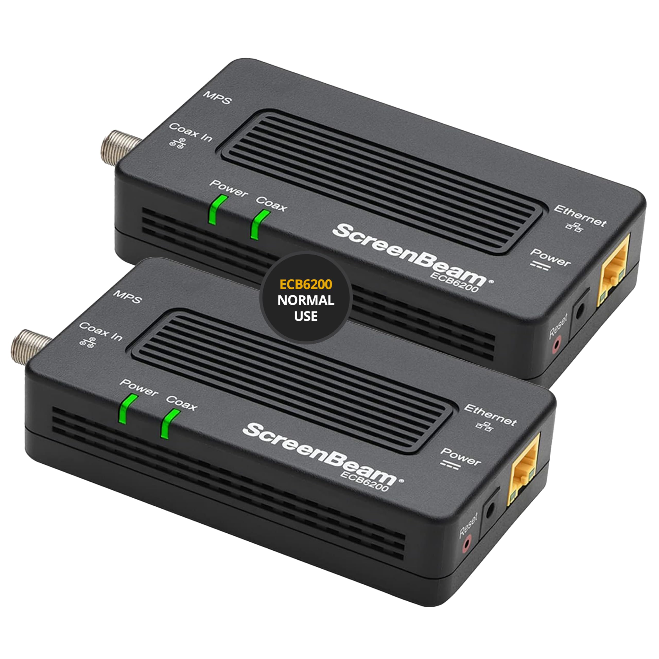 Photo 1 of ScreenBeam Bonded MoCA 2.0 Network Adapter for High Speed Internet, Ethernet Over Coax - Starter Kit (Model: ECB6200K02)