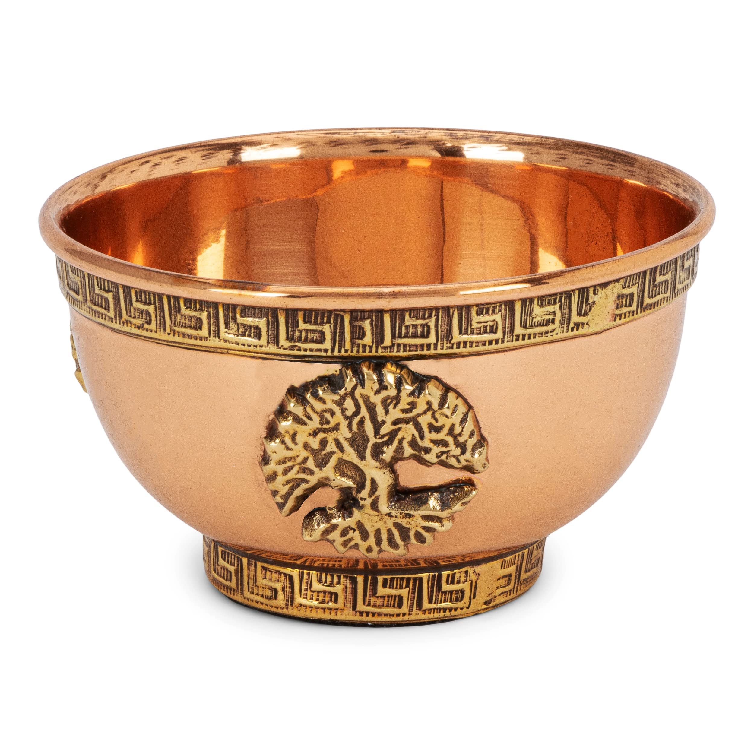 NKlaus Ø 8cm Incense Bowl Copper Incense Resins Herbs Operating Mode Incense Coals 2574