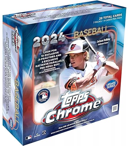 Amazon.com: 2024 Topps Chrome Update Baseball Sealed Mega Box (10