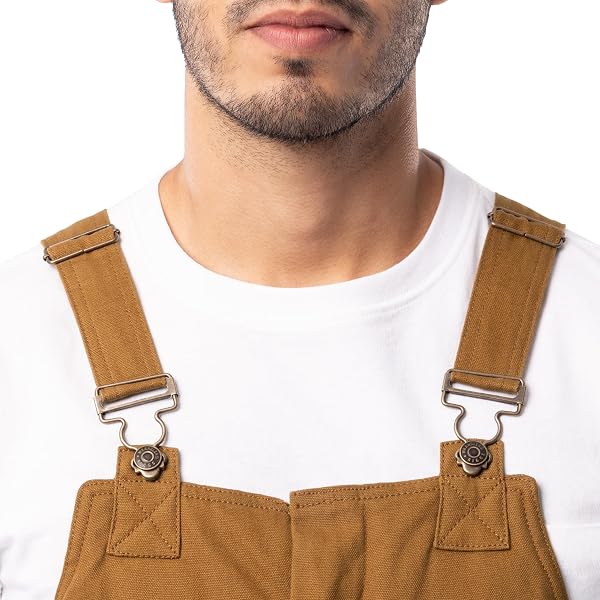 WRANGLER RIGGS WORKWEAR MEN’S INSULATED DUCK BIBS, DUCK BROWN, XX-LARGE