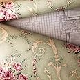 Self Adhesive Vintage Gold Floral Wallpaper Drawer Shelf Liner Vinyl - View #5
