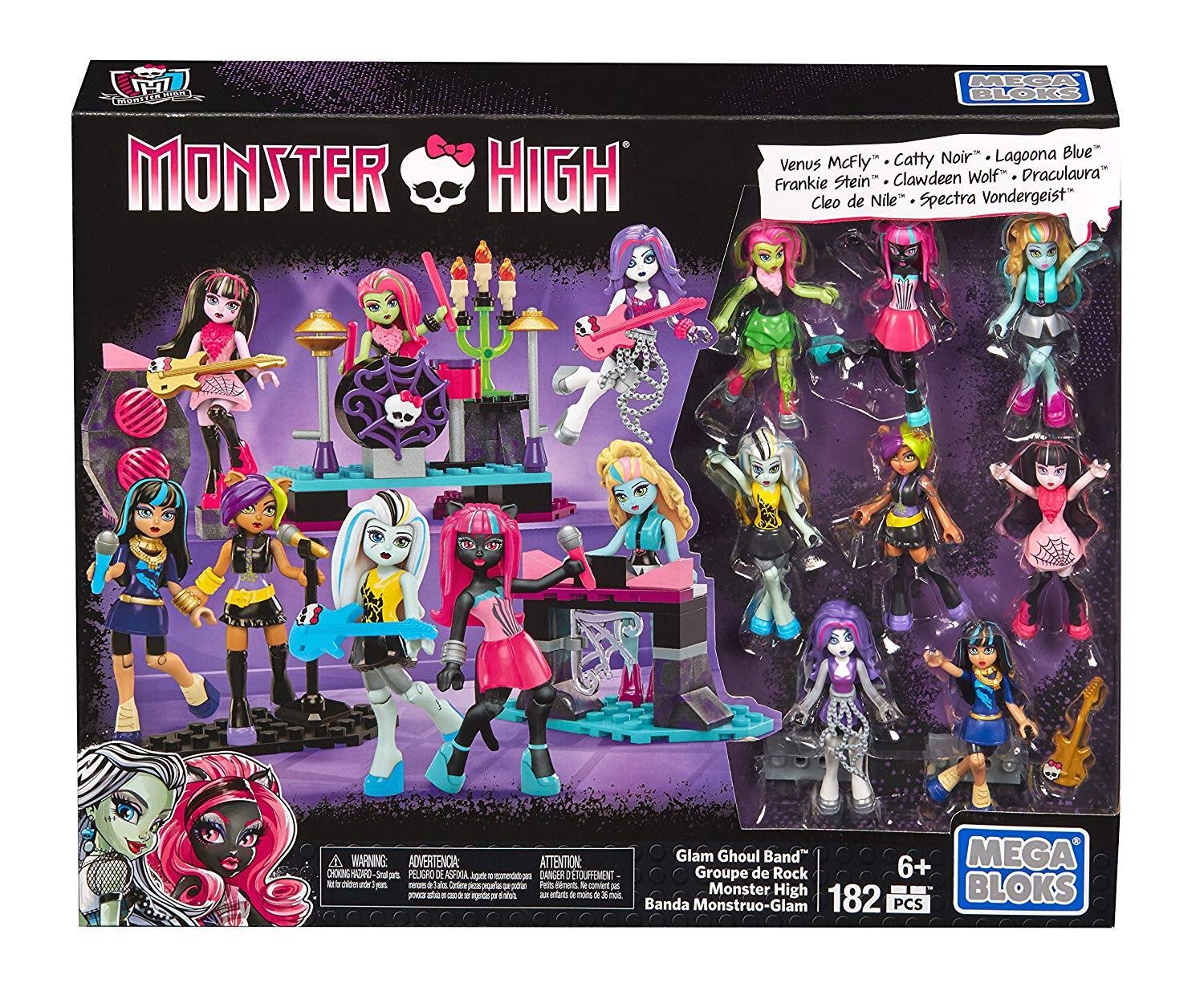 Mega Bloks Monster High Glam Ghoul Band Building Kit