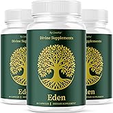 (3 Pack) Eden Capsules - Eden Pills All Natural Premium Daily Support for Overall Health & Wellness Lifestyle, EdenCapsules Advanced Formula Pastillas Support Reviews, 180 Capsules for 3 Months