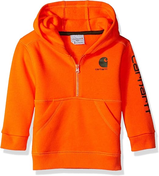 carhartt orange hooded sweatshirt