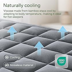 Ultra Soft Queen Size Mattress Topper - Viscose