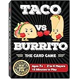 Taco vs Burrito - Created by a 7 Year Old - The Wildly Popular Surprisingly Strategic Family Friendly Card Game- Perfect for 