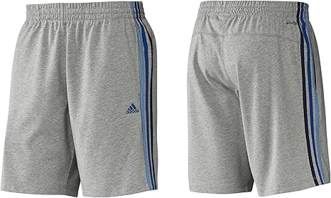 adidas 3 stripe cotton shorts