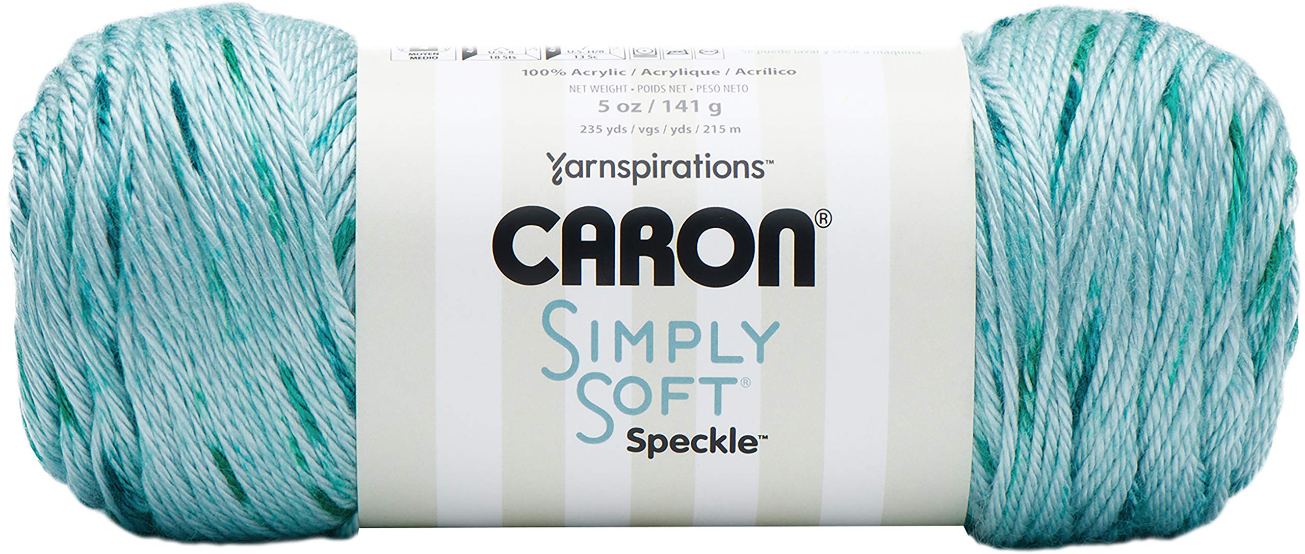 Caron Simply Soft Speckle Yarn 141g - Abyss