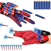 Fojouz 2 Sets Web Shooters for Kids - Spider Web Shooting Game - Launcher Gloves Toy- Launcher with Wrist Toy Set - Hero Cosplay Boys Birthday Party Gifts