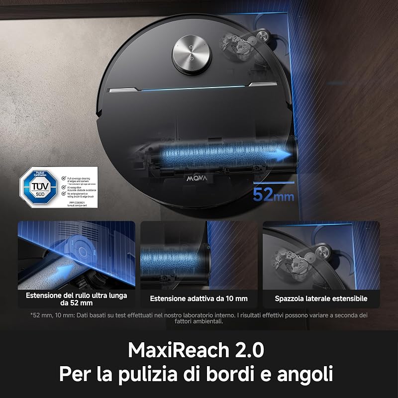 Z70 Ultra Roller Complete Robot aspirapolvere, Nero