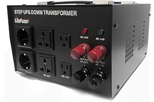 LiteFuze LT-20000 20,000 Watt Heavy Duty Voltage Converter Transformer - Step Up/Down 110/120/220/240V - Needs to be Hardwired by a Electricain