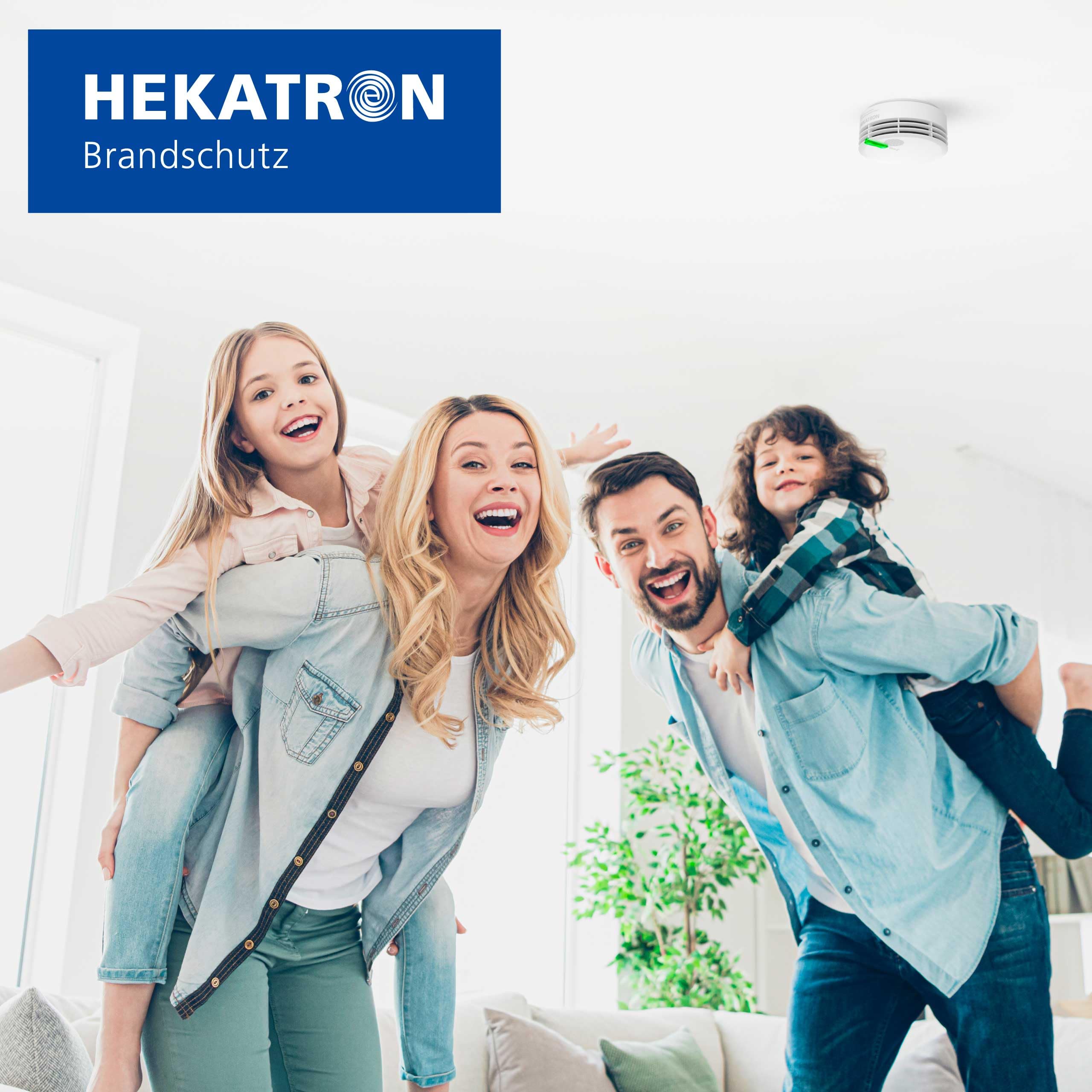 Hekatron Genius Plus – Rauchmelder 10 Jahre Batterie – Testsieger Stiftung Warentest – Made in Germany – inkl. 1x Klebepad – App-unterstützt – Feuermelder – mehrsprachig – 1 Stück 7