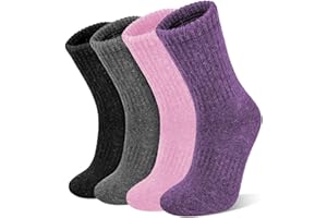 Chalier Merino Wool Socks for Women Boot Hiking Socks Thick Winter Warm Soft Thermal Crew Sock