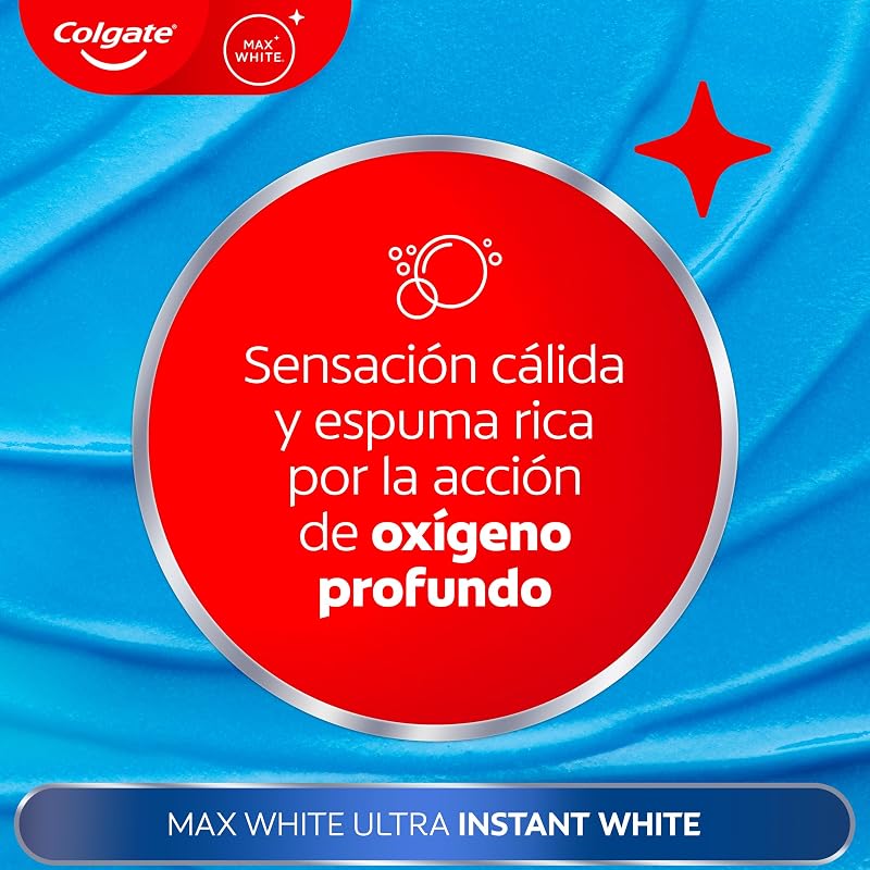 Max White Ultra Efecto Instantáneo, Pasta Blanqueadora, 50ml