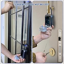 Vazioyar Key Lock Box With Retractable Key