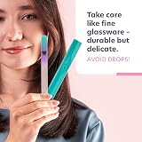Bona Fide Beauty Czech Glass Nail File Crystal Green Violet Hardcase EU view 8